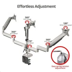Siig Triple Aluminum Gas Spring Desk Mount Up 32" Monitors. Fixed Price $191.78.