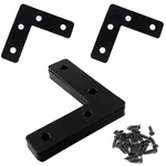 Jiozermi 20 Flat Corner Brace, Type Shelf 2"X2", Black, Pcs,. Fixed Price $18.69.
