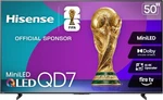 Hisense 50" Class Series Mini-led 4K Uhd Smart Fire Tv (50QD7QF, 2025 Model). Fixed Price $391.49.
