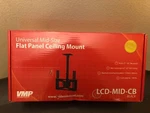 Vmp Lcd-mid-cb (black) Ceiling Mount For Flat Screen Tv's Universal Sized. Fixed Price $110.00.