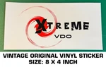 Vdo Xtreme Instruments - Vintage Original Vinyl Decal Sticker Drag Racing. Fixed Price $9.45.