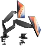 Dual Monitor Stand 13-32IN Screen Adjustable Swivel Vesa Gas Spring Desk Mount. Fixed Price $33.18.