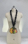 New Nhl Chicago Blackhawks Fan Chain Necklace Foam Mi Usa. Fixed Price $21.77.