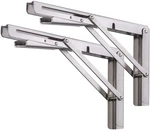 Folding Shelf Brackets Inch, Pynsseu Heavy BRUSHED-2 Pack 12",. Fixed Price $25.99.