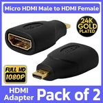 2 Pack Micro Hdmi Adapter Female Type Connector Converter. Fixed Price $13.49.