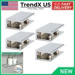 4 Pcs Glass Shelf Bracket Adjustable Shower Heavy Duty Rectangle Clamp 6-10MM. Fixed Price $27.02.