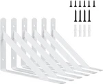 8 Shelf Brackets, 6 Pack Heavy Duty For Inch, White. Fixed Price $35.65.