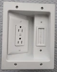 Legrand HT2202-WH-V1 In-wall Power Output Module With 6 Ft Pre-wired Cord Only. Fixed Price $12.49.