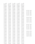 Shelf Pilaster, 60-INCH 5 Pack, Dual Track & White. Fixed Price $68.67.