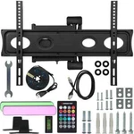 Monster 32-70 Tvs Hdtv Full Motion Wall Mount And 6 Piece Led Lighting Kit. Fixed Price $70.00.