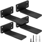 Hitomen Heavy Duty Floating Shelf Brackets, 4INCH 1/5'' Thick Hidden Shelves .... Fixed Price $19.93.