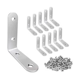 Luckin 20 Pcs Bracket Stainless Steel Corner Brace Sets, 90 Degree Right An.... Fixed Price $19.74.