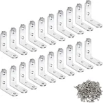 20 Pack Bracket Corner Braces Inch Stainless Steel Heavy Duty Shelf Brack.... Fixed Price $30.34.