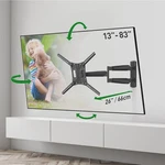 Barkan 26" / 66CM Long Tv Wall Mount, 13-83 Inch Full Motion Articulating 4.... Fixed Price $81.26.