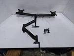 Adtec Awm-lr-b Dual Monitor Crossbar With Awm-fh-b Heavy Duty Clamp. Fixed Price $189.81.