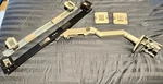 Humanscale M8 Dual Monitor Arm With 2 Crossbars And Vesa Mounting Plates. Fixed Price $80.00.