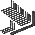 Luomorgo 16 Pcs Shaped Brackets For Shelves - Heavy Duty Steel, Decorative. Fixed Price $28.69.