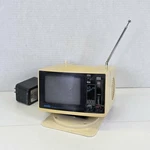 Vtg 4.5" Mini Television By Sonic "my-tv" STV-6 Nca Under Shelf Mount W/box. Fixed Price $59.99.