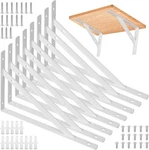 Pcs Heavy Duty Shelf Brackets, Floating 11.81 Inch X 7.48 White, Black. Fixed Price $31.18.