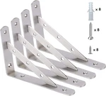Wszda 10 Inch Shelf Brackets, 4 Pieces Of Stainless Steel Solid Heav. Fixed Price $35.25.