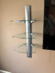 Omnimount Tria 3-SHELF Wall System (glass Tv Shelves W/ Cable Management). Fixed Price $30.00.