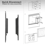 Vivo Anti-rust Quick Release Plastic Polymer Rv Tv Screen Mount Set. Fixed Price $29.99.
