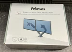 Fellowes Platinum Series Dual Monitor Arm 8042501 Open Box. Fixed Price $59.99.