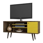 Manhattan Comfort Liberty Wood Stand Up To 50" In Brown/yellow. Fixed Price $214.99.