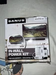 Sanus WSIWPSB1-W1 In-wall Power Kit For Soundbar And Mounted Tv (new Unopened). Fixed Price $95.00.