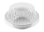 Durable 5 3/4" Deep Aluminum Foil Pot Pie Pan Baking Tin W/clear Dome Lid. Fixed Price $209.99.