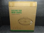 Pacific Core 20 In. Modern Indoor White Round Flush Mount Bladeless Ceiling Fan. Fixed Price $71.99.