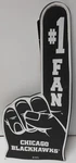 Thin Chicago Blackhawks #1 Fan Foam Fingers. Hand Fits Inside. Save #479/903. Fixed Price $9.99.