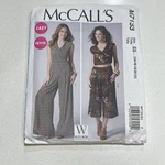 Mccall's Sewing Pattern M7133 Misses Top Pants And Jumpsuit Sizes 14-22 Ff Uncut. Fixed Price $9.99.