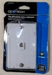 Commercial Electric Ce-tech Telephone Wall Mount White Phone/data. Fixed Price $11.00.