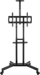 Insignia- Mobile Cart With Shelves For Most 32-90" Tvs Black. Fixed Price $199.99.