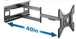 Mount-it! Full-motion Wall Tv 110 Lbs. Max. (MI-393). Fixed Price $75.00.