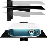 Febtech-floating Entertainment Center Shelves-wall Mount For Projector, Tv, Dvd. Fixed Price $18.99.