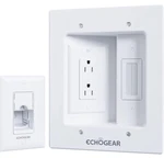 Echogear EGAV-CMIWP2 Power Box In-wall Tv Kit Outlet / Wire Concealment. Fixed Price $34.95.