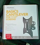 Tv Wall Mount 17-37" Screen Vonhaus Basics Cantilever. Fixed Price $17.99.