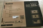 Qualgear QG-DB-002-BLK Universal Dual Shelf Wall Mount Temperd Glass Shelves New. Fixed Price $28.95.