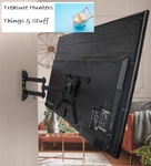 Mount-it! MI-4110 Wall Full Motion For Flat Tvs 23" 55" Up To 66 Lbs. Fixed Price $30.76.