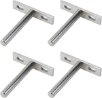 Antrader Floating Shelf Brackets, 3 Blind Supports Inch, Silver. Fixed Price $15.70.