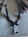 Flexispot F7D Dual-arm 10"-27" Monitor Mount. Fixed Price $50.00.