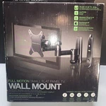 Level Mount Full Motion Wall Dual Arm Fits 10 -32 Flat Panel Tv-new !. Fixed Price $8.99.
