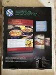 Hp Inkjet Brochure Paper Bright 48LB 8.5 X 11 White 150/PACK Q1987A 2-SIDED. Fixed Price $45.00.