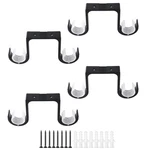 Addgrace Heavy Duty Double Curtain Rod Holders 4 Pack-ceiling Bra.... Fixed Price $26.40.
