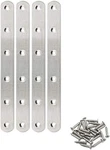 4 Pack Flat Mending Plate For Wood,ulifestar Stainless Steel Straight Brackets 2. Fixed Price $16.88.