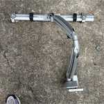 Ergotron Dual Monitor Desk Mount Silver Adjustable Tilt & Rotate Universal. Fixed Price $113.75.