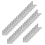 Pastlla 50PCS Corner 4 Holes Flat Braces Shape Repair Silver. Fixed Price $12.54.