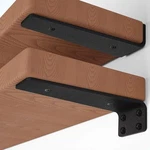 Floating Shelf Bracket 6 Of 4 Pack Heavy Duty Inch, Black. Fixed Price $24.64.
